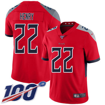 Derrick Henry Tennessee Titans red Inverted Legend jersey