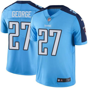 Eddie George Tennessee Titans blue Limited jersey