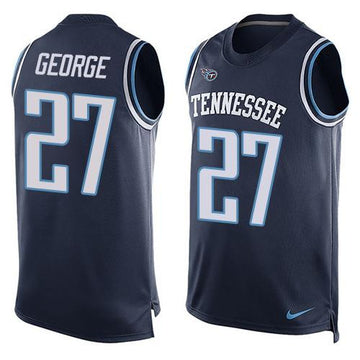 Eddie George Tennessee Titans navy Limited jersey