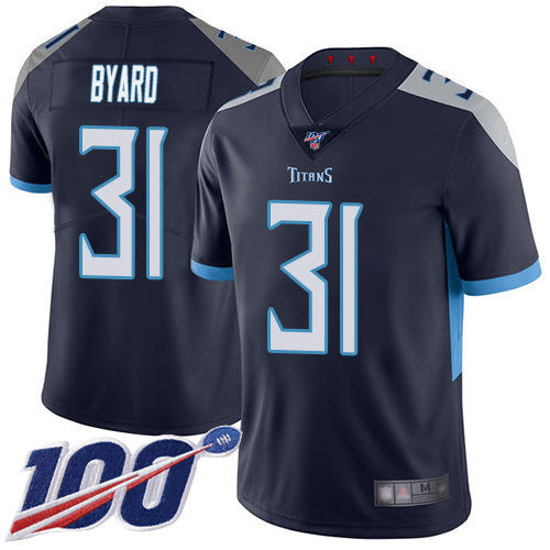 Kevin Byard Tennessee Titans navy Vapor jersey