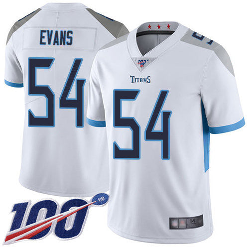 Rashaan Evans Tennessee Titans white Vapor jersey