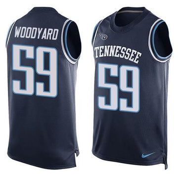 Wesley Woodyard Tennessee Titans navy Limited jersey