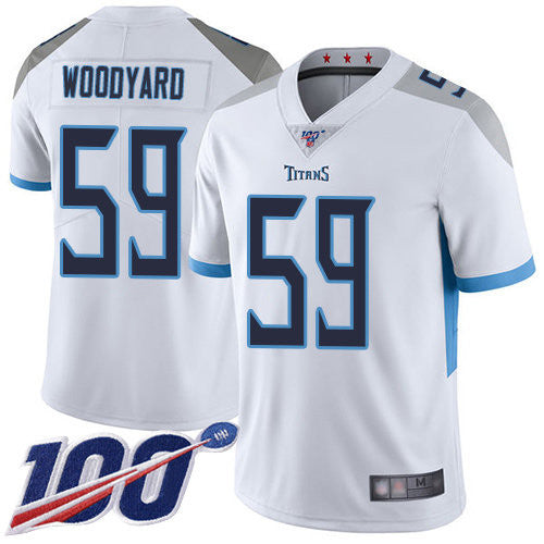 Wesley Woodyard Tennessee Titans white Vapor jersey