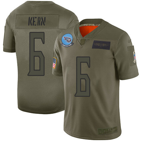 Brett Kern Tennessee Titans camo Salute To Service jersey