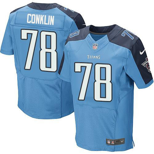 Jack Conklin Tennessee Titans blue Elite jersey