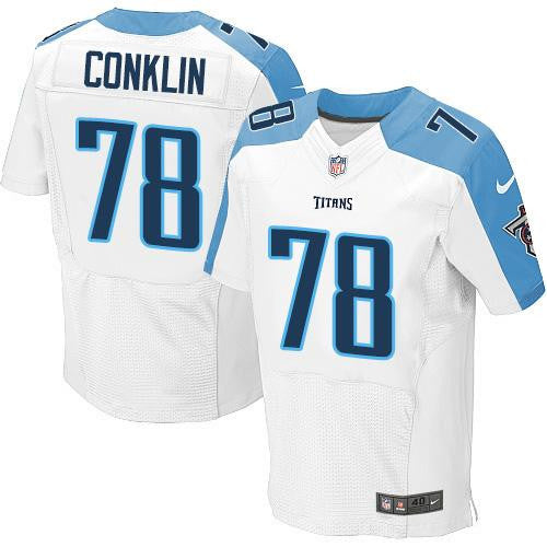 Jack Conklin Tennessee Titans white Elite jersey