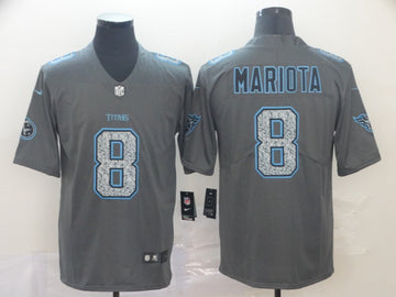 Marcus Mariota Tennessee Titans gray Untouchable jersey