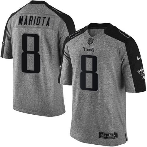 Marcus Mariota Tennessee Titans gray Limited jersey