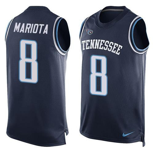 Marcus Mariota Tennessee Titans navy Limited jersey
