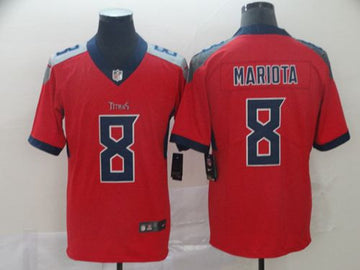 Marcus Mariota Tennessee Titans red Inverted Legend jersey
