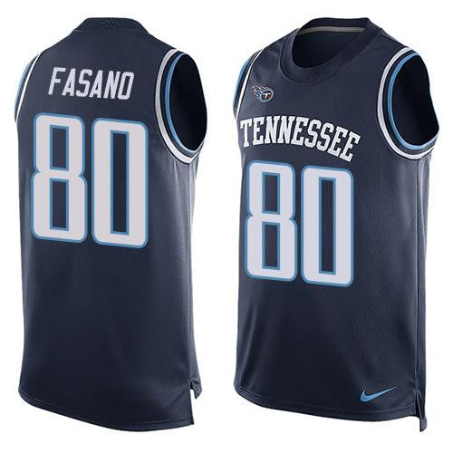Anthony Fasano Tennessee Titans navy Limited jersey