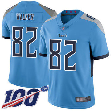 Delanie Walker Tennessee Titans blue Vapor jersey