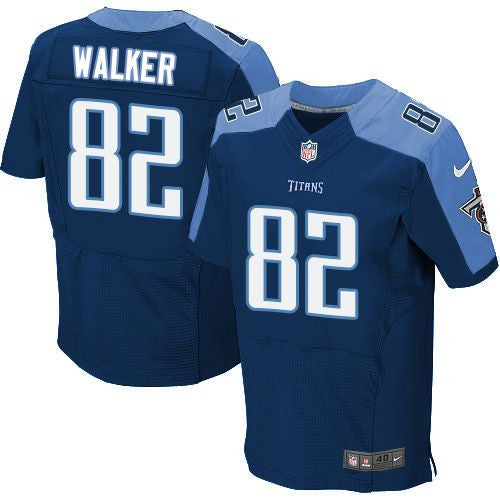 Delanie Walker Tennessee Titans navy Elite jersey
