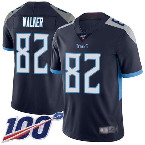 Delanie Walker Tennessee Titans navy Vapor jersey