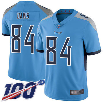Corey Davis Tennessee Titans blue Vapor jersey