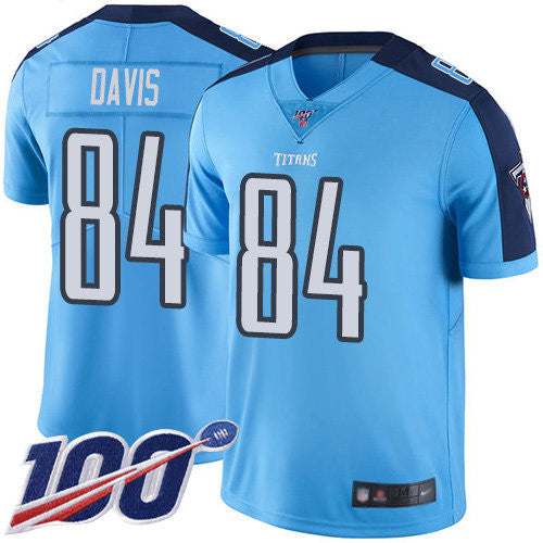 Corey Davis Tennessee Titans blue Limited jersey