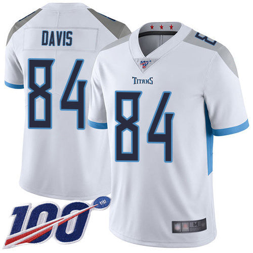Corey Davis Tennessee Titans white Vapor jersey