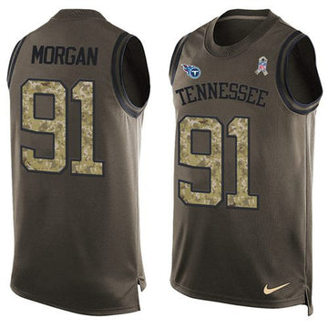 Derrick Morgan Tennessee Titans green Salute To Service jersey