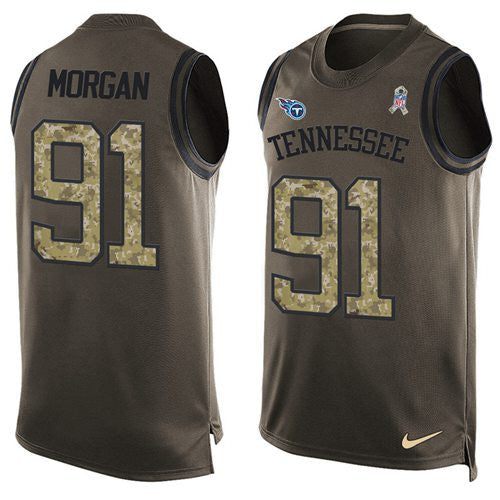 Derrick Morgan Tennessee Titans green Salute To Service jersey