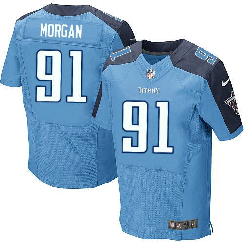 Derrick Morgan Tennessee Titans blue Elite jersey