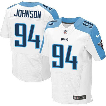 Austin Johnson Tennessee Titans white Elite jersey