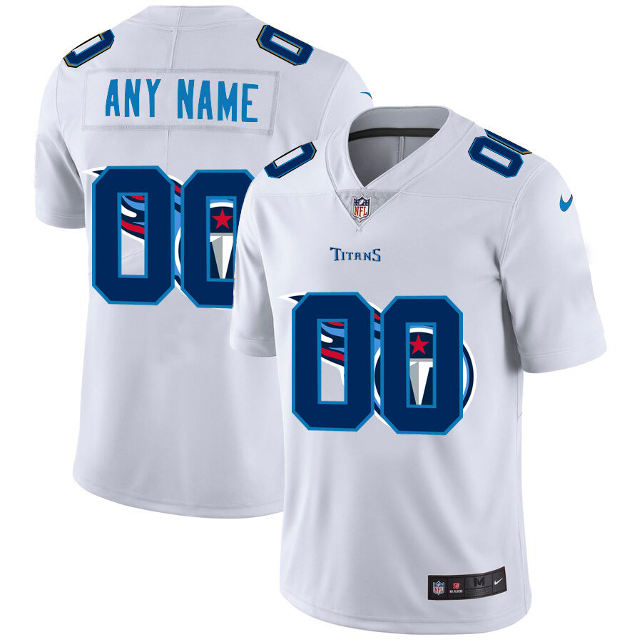Custom Tennessee Titans white Untouchable jersey
