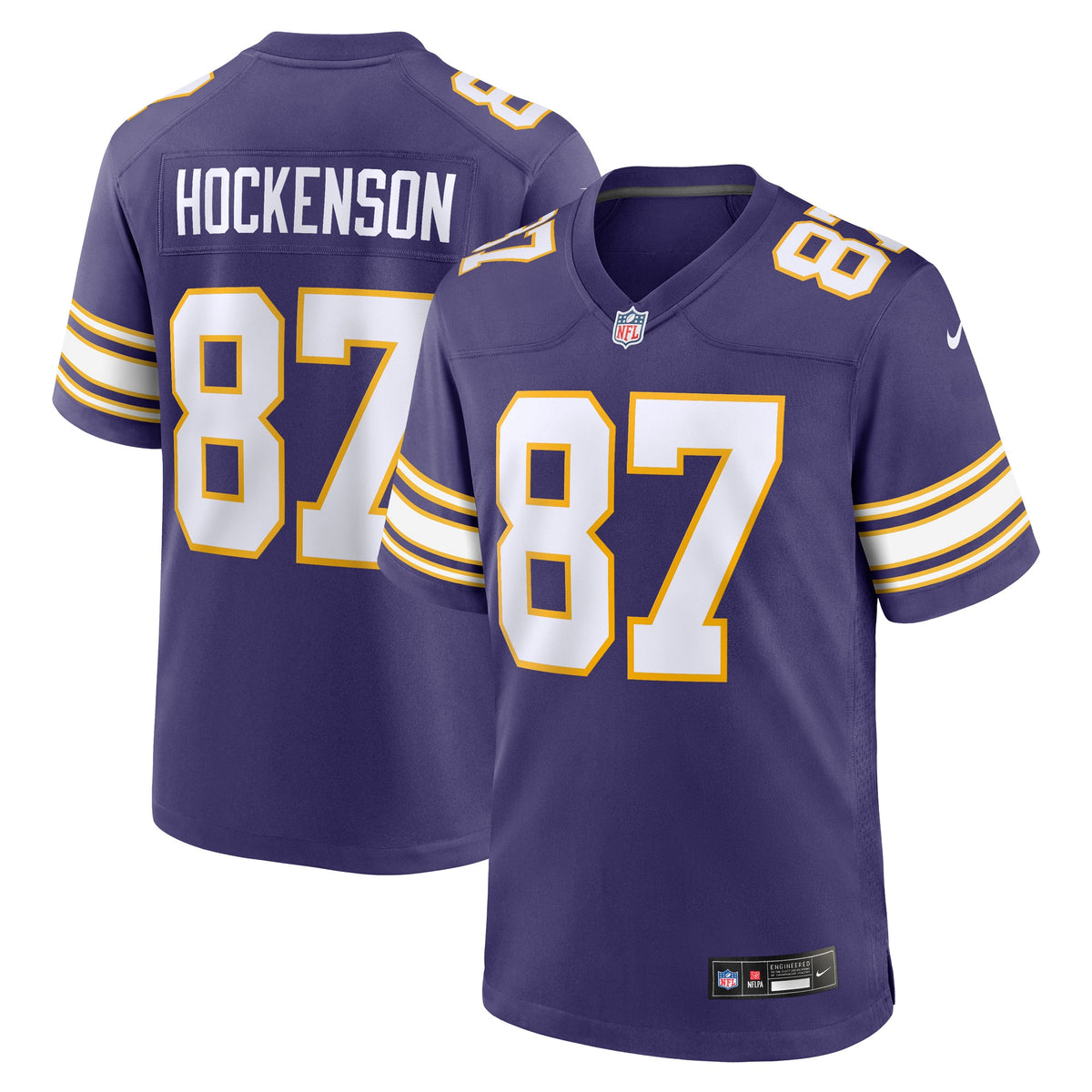 T.j. Hockenson Minnesota Vikings purple Classic jersey