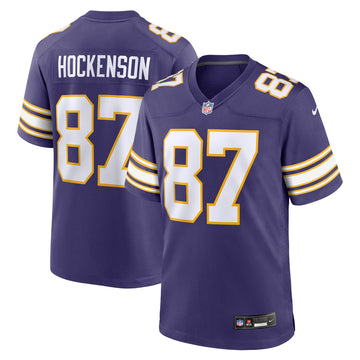 T.j. Hockenson Minnesota Vikings purple Classic jersey