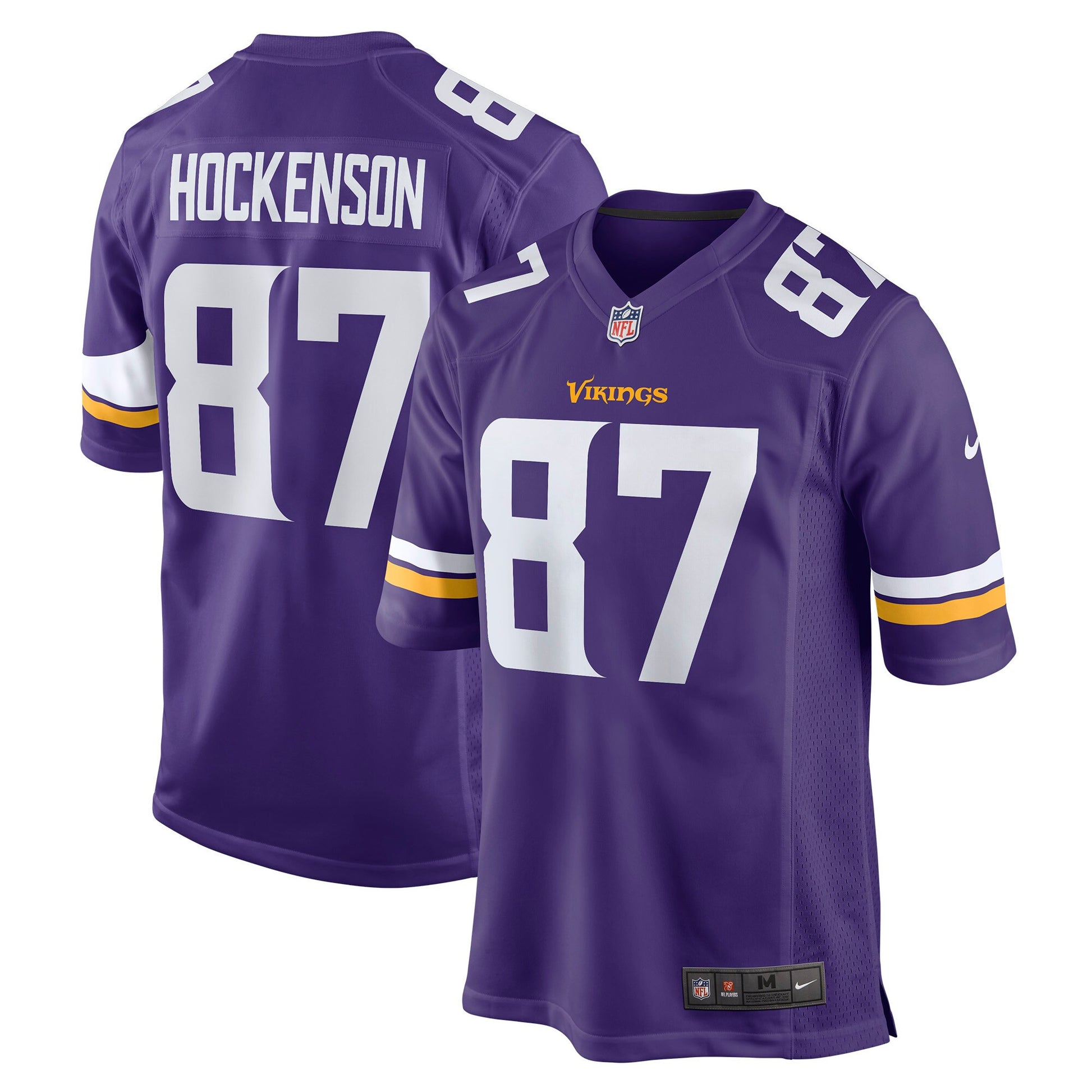 T.j. Hockenson Minnesota Vikings purple Game jersey