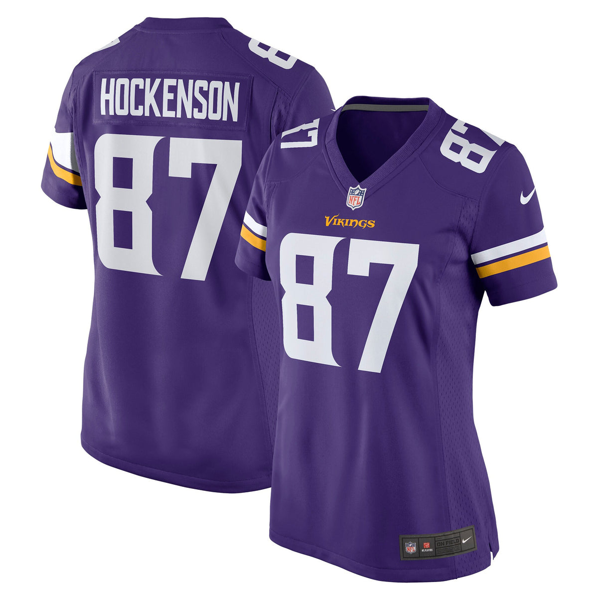 T.j. Hockenson Minnesota Vikings purple Game jersey