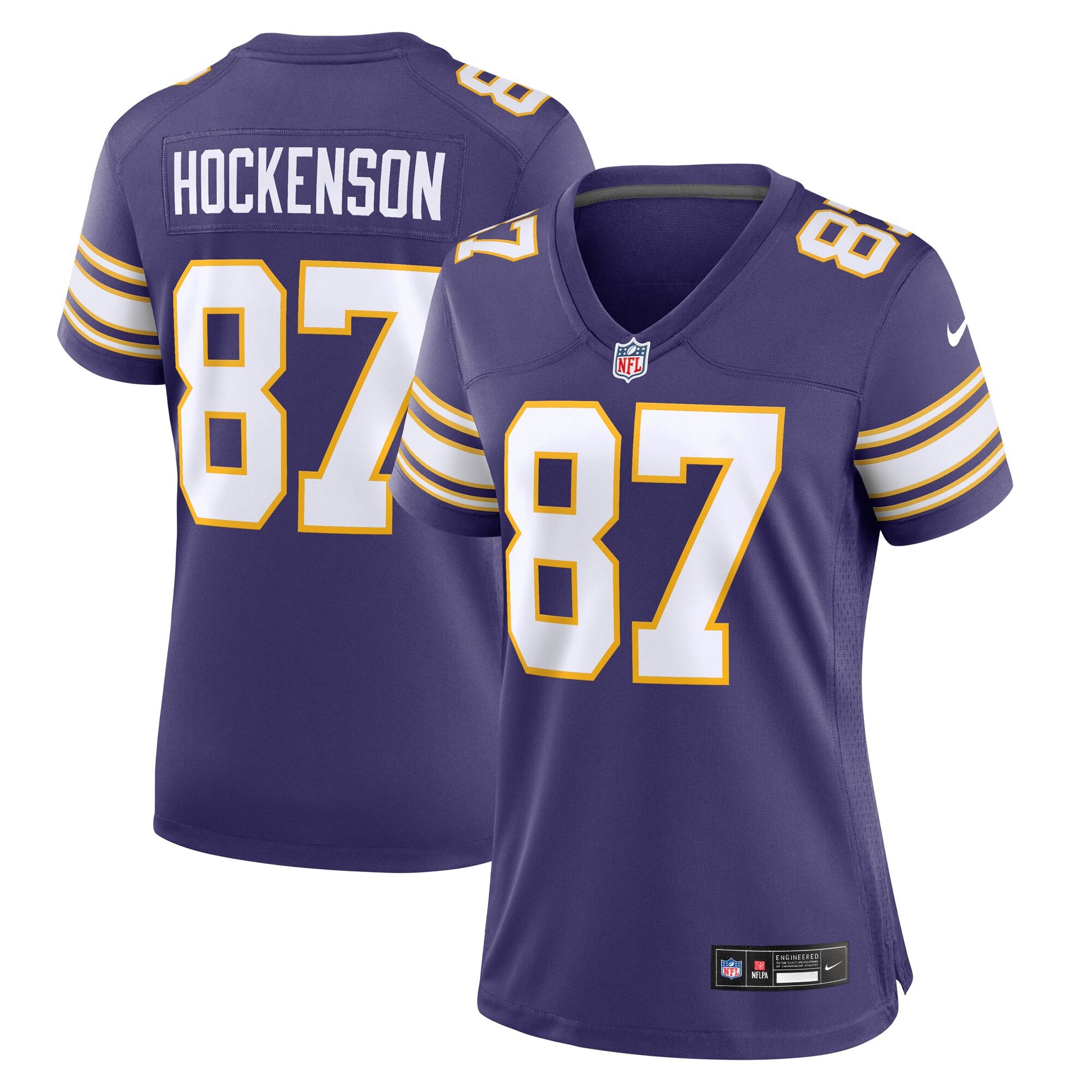 T.j. Hockenson Minnesota Vikings purple jersey