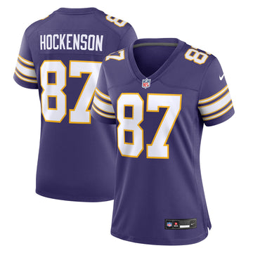 T.j. Hockenson Minnesota Vikings purple jersey