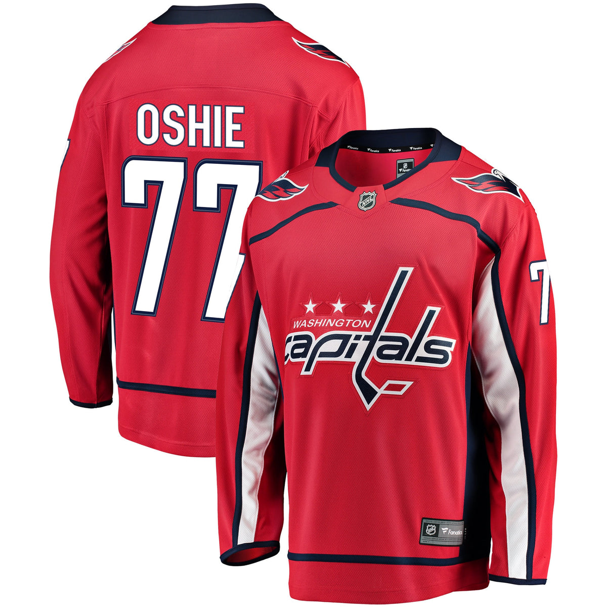 Tj Oshie Washington Capitals red jersey