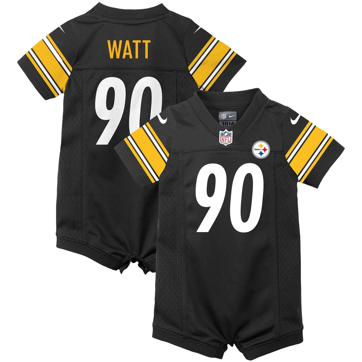 T.j. Watt Pittsburgh Steelers black Game jersey