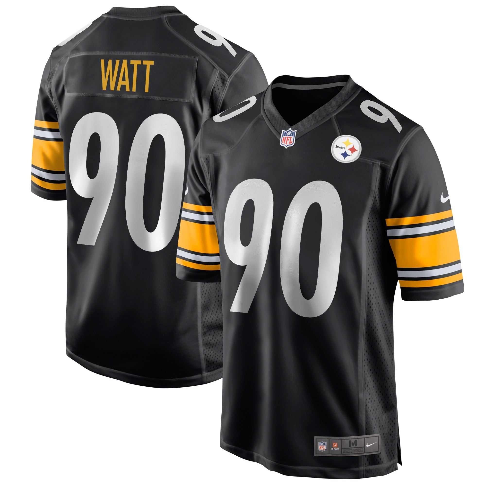 T.j. Watt Pittsburgh Steelers black jersey