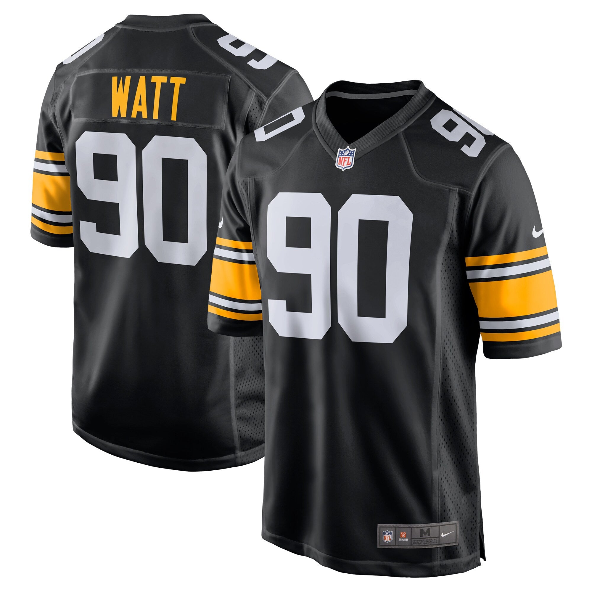 T.j. Watt Pittsburgh Steelers black jersey