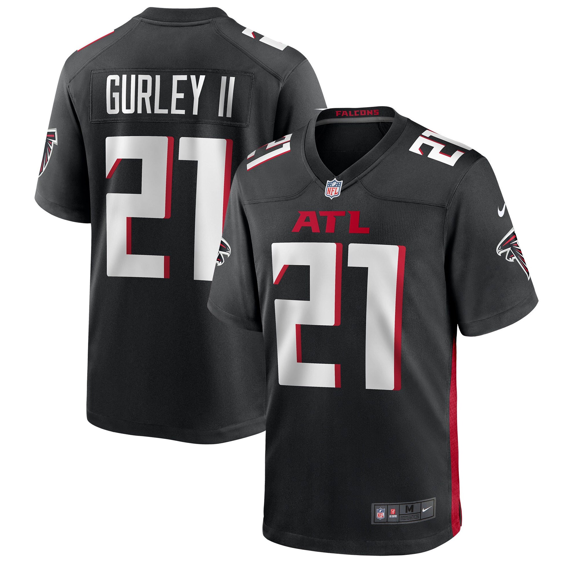 Todd Gurley Ii Atlanta Falcons black Game jersey
