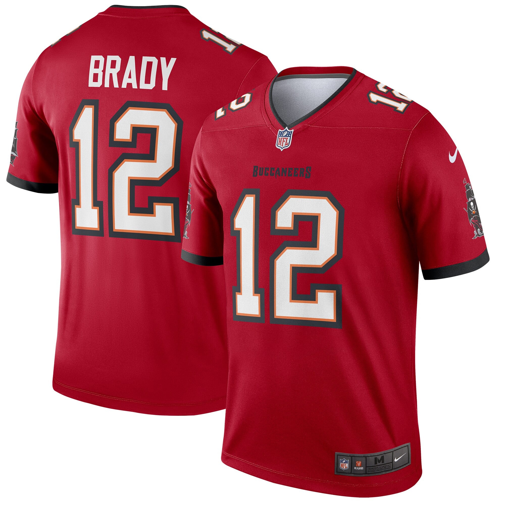 Tom Brady Tampa Bay Buccaneers red Legend jersey