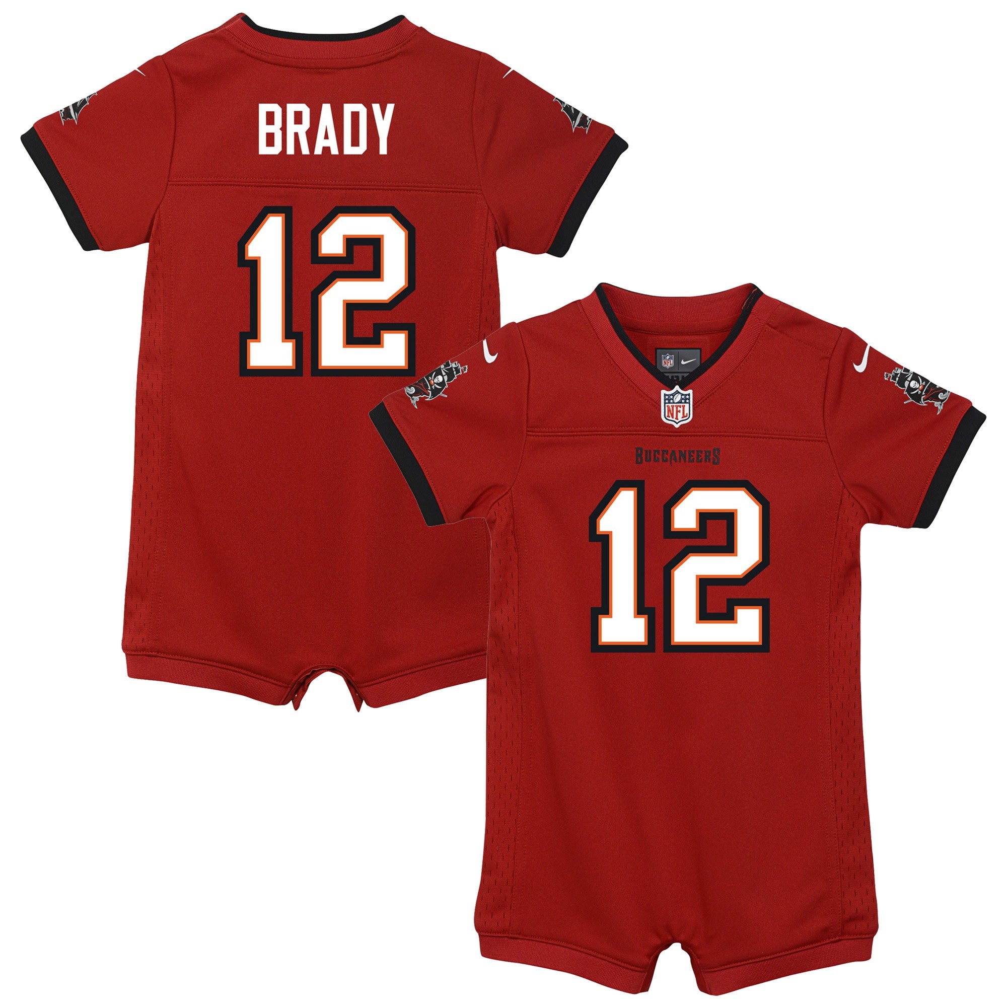 Tom Brady Newborn Tampa Bay Buccaneers red Game jersey