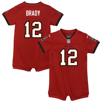 Tom Brady Newborn Tampa Bay Buccaneers red Game jersey