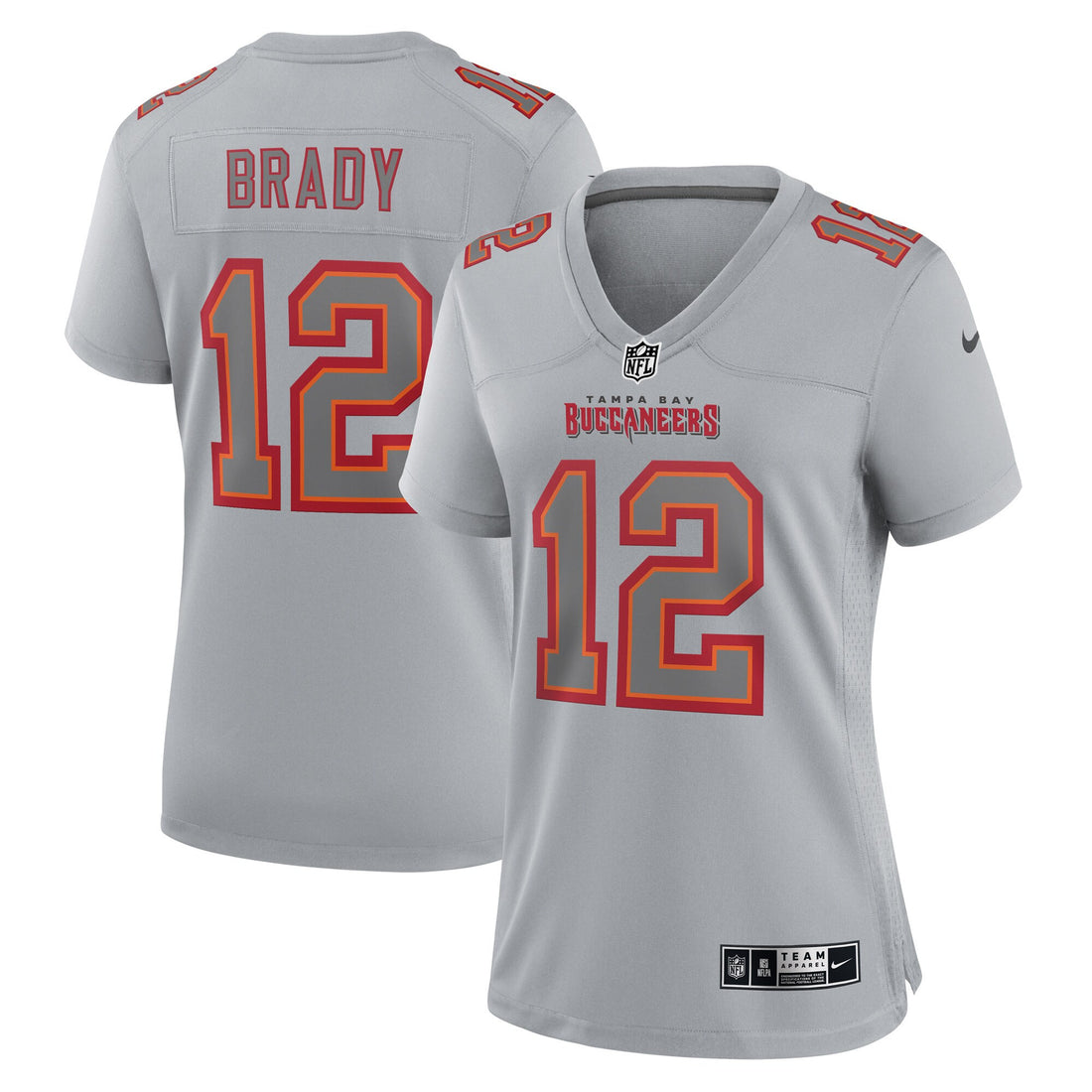 Tom Brady Atmosphere Tampa Bay Buccaneers gray Fashion jersey
