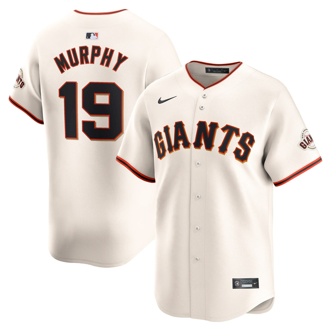 Tom Murphy San Francisco Giants cream Limited jersey