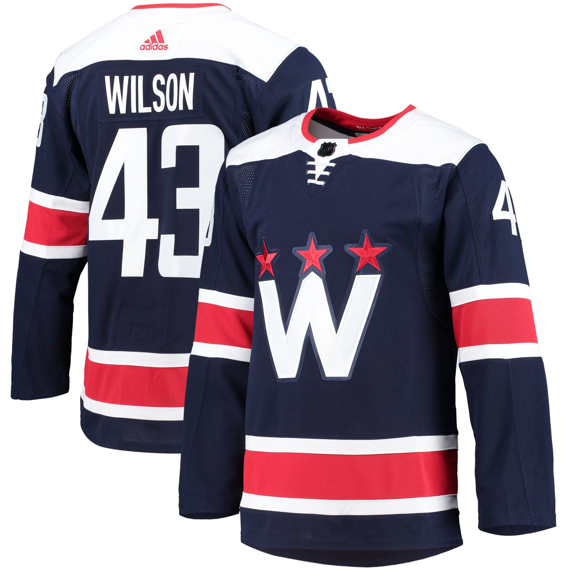 Tom Wilson Washington Capitals navy Alternate jersey