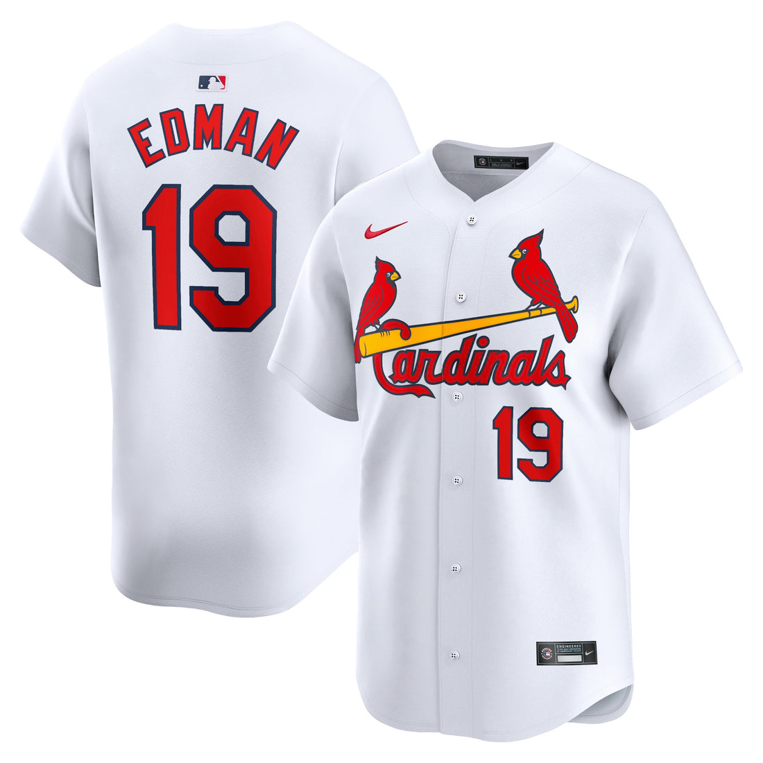 Tommy Edman St. Louis Cardinals white Limited jersey
