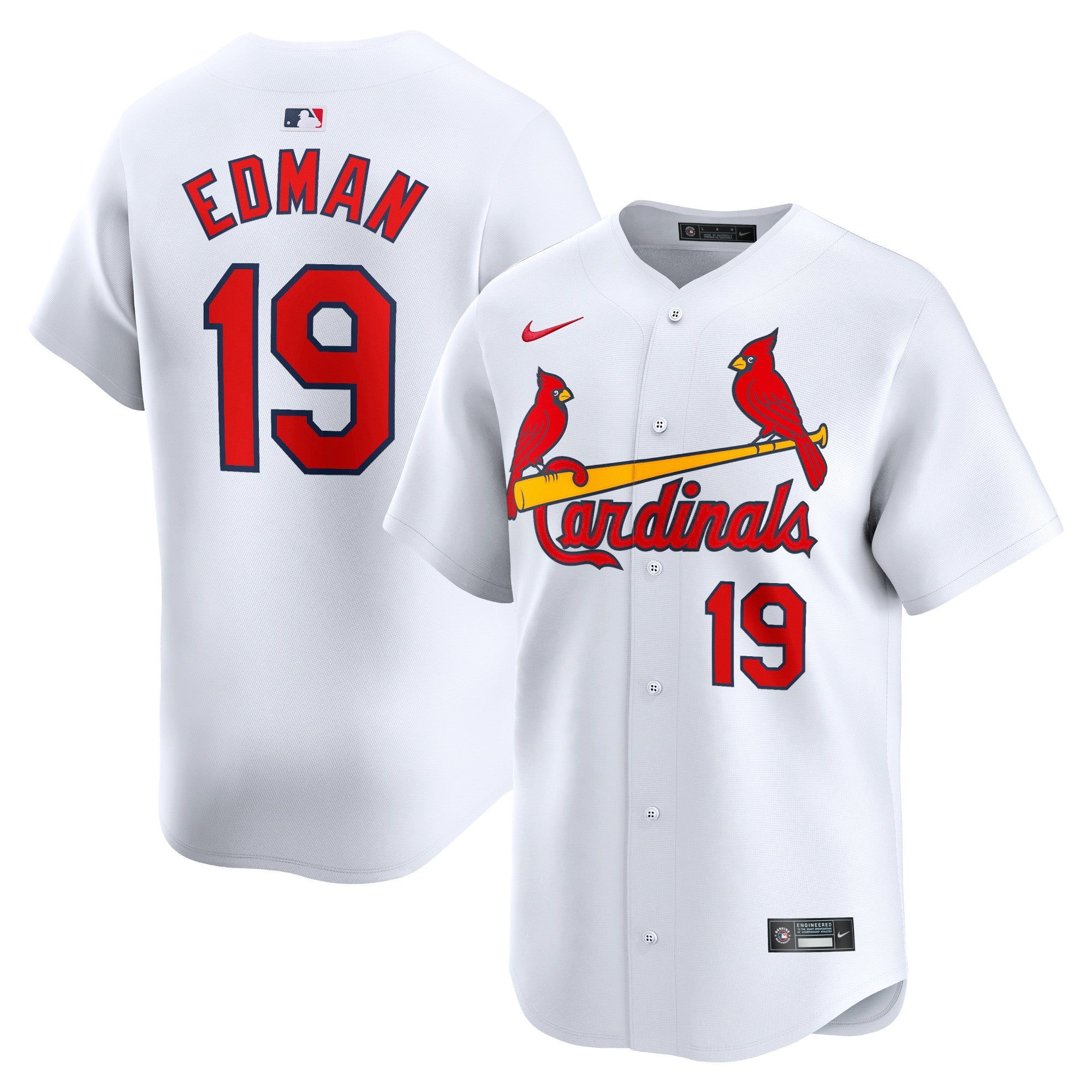 Tommy Edman St. Louis Cardinals white Limited jersey