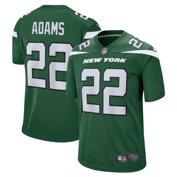 Tony Adams New York Jets green Game jersey