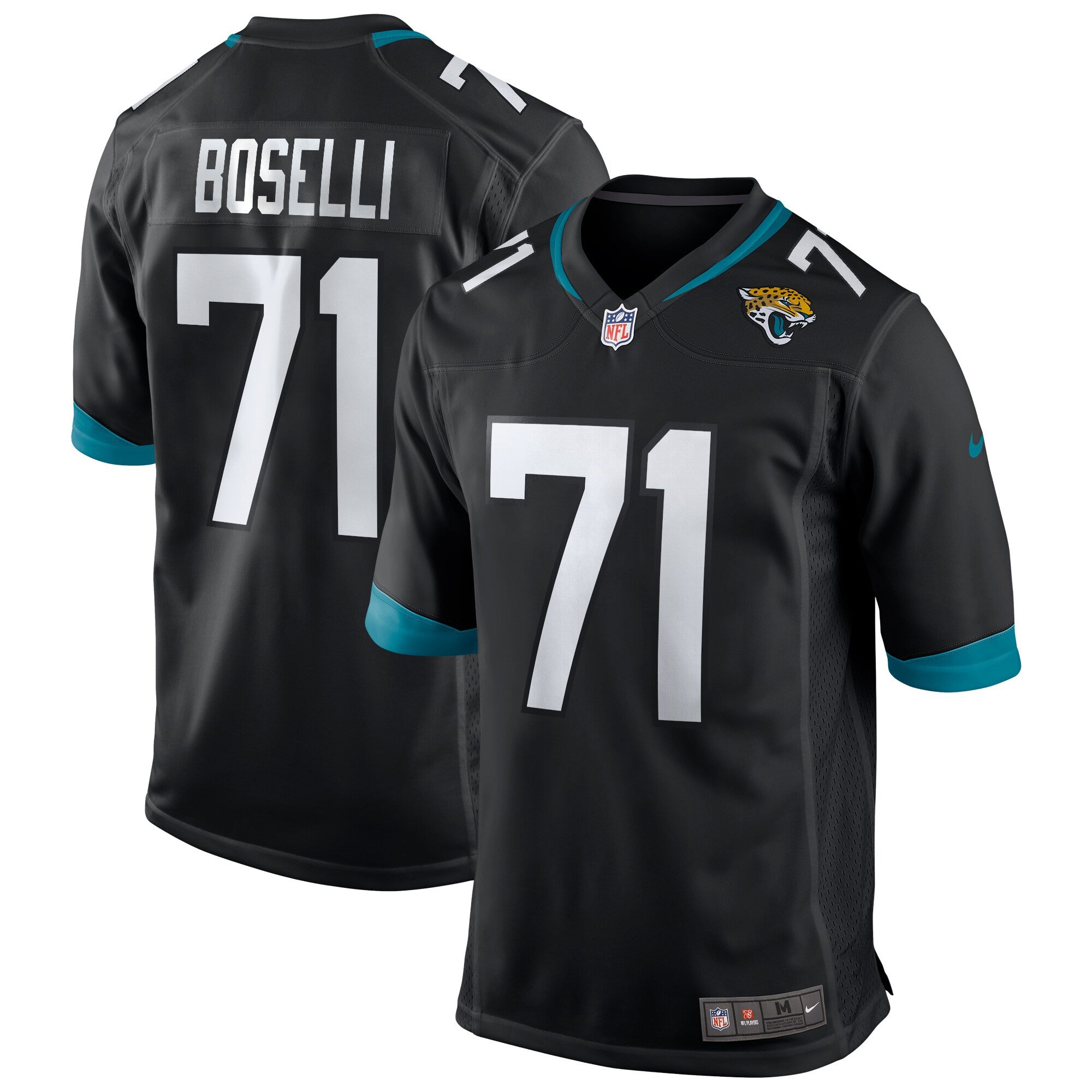 Tony Boselli Jacksonville Jaguars black Game jersey