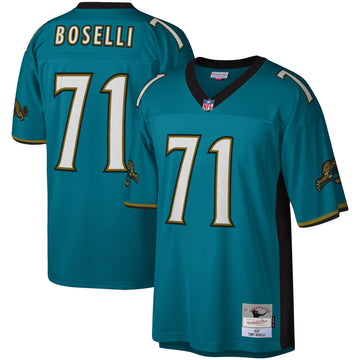 Tony Boselli Jacksonville Jaguars teal jersey