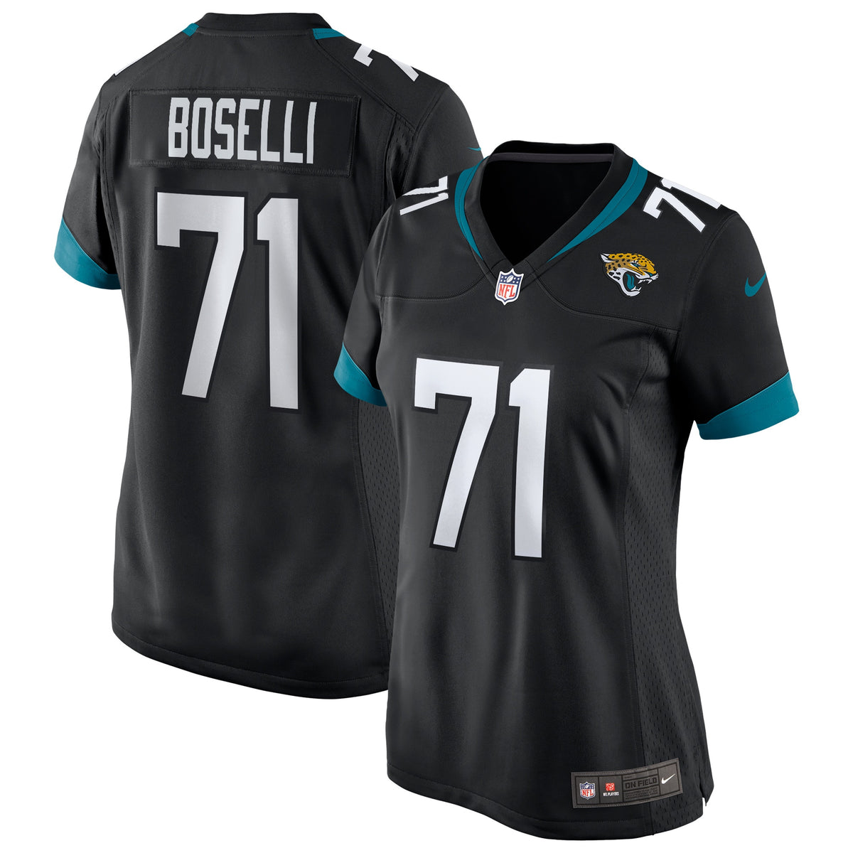 Tony Boselli Jacksonville Jaguars black Game jersey