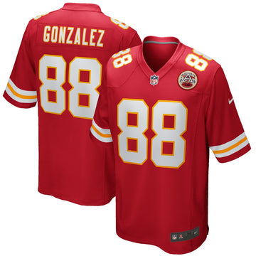 Tony Gonzalez Kansas City Chiefs red Game jersey